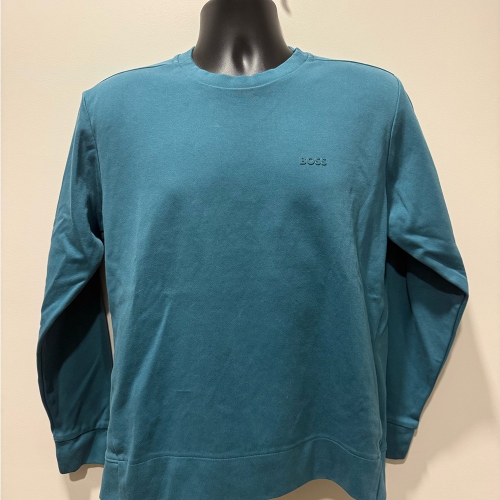 Boss Teal Crewneck Sweatshirt